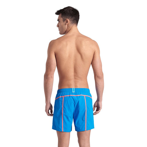 Mens Arena Pro File Beach Shorts Blue