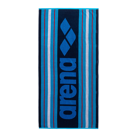 Arena Velour Towel Blue Red