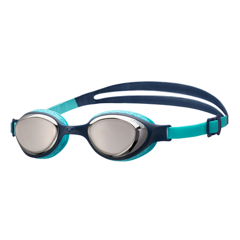 Air Junior Mirror Goggles Silver Navy