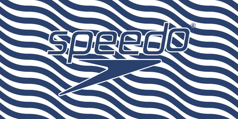Speedo Unisex Logo Towel Blue White