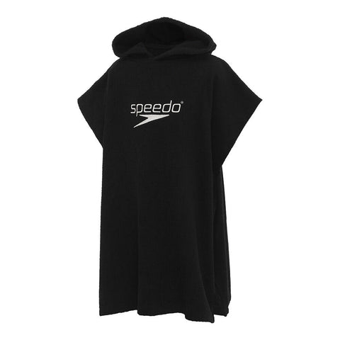 Teen Hooded Towel Black White