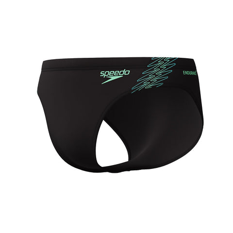 Mens Hyperboom Splice Brief Black Alfalfa Green