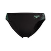 Mens Hyperboom Splice Brief Black Alfalfa Green