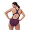 Womens Digital Printed Medalist Plum Dandy