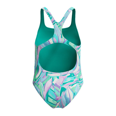 Girls Printed Medalist Alfalfa Green
