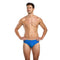 Mens Allover 7cm Brief Lagoon Blue