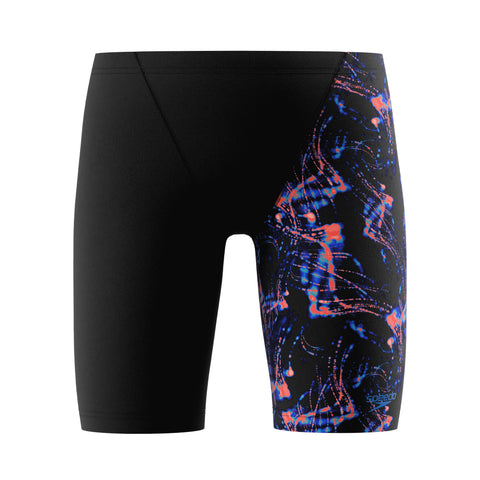 Boys Digital Print V-Cut Jammer Black Blue