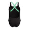 Girls Digital Allover Powerback One Piece Alfalfa Green