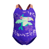 Toddler Girls Digital Printed Swimsuit Indigo Glow