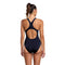 Womens Placement Medalist One Piece Peacoat Lagoon Blue