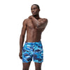 Mens Print Redondo Edge Volley 16" Short Peacoat