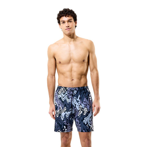 Mens All Over Print Redondo Edge Volley 18" Anthracite