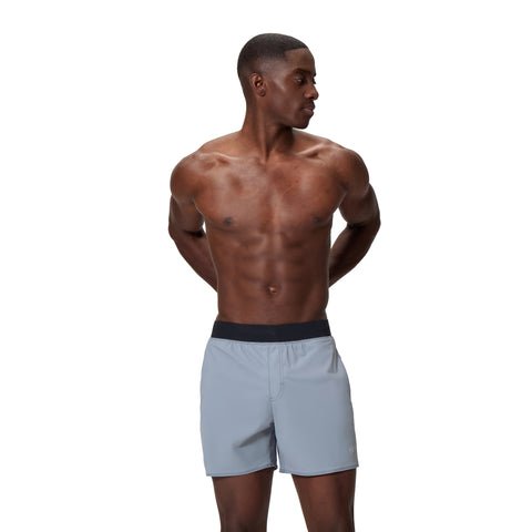 Mens solid Lookout Volley 16" Watershort Coin Grey