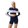 Womens Solid Swim Short Navy