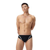Mens Movement Brief Black Silver