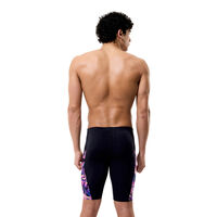 Mens Spliced Printed Jammer Techno Jungle/Orchid Shine