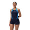 Womens Hyperboom Splice Tankini Set Lagoon Blue