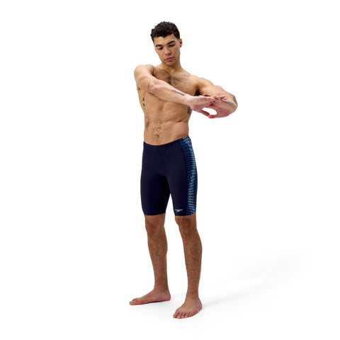 Mens End+ Tech Panel Jammer Navy Sugar Blue