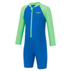 Toddler Boys Long Sleeve Sunsuit Lagoon Blue