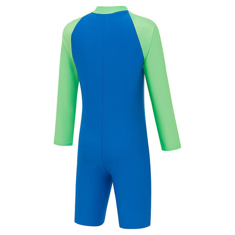 Toddler Boys Long Sleeve Sunsuit Lagoon Blue
