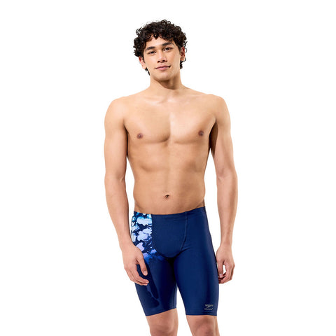 Mens Placement Printed Jammer Moonglow Smoke