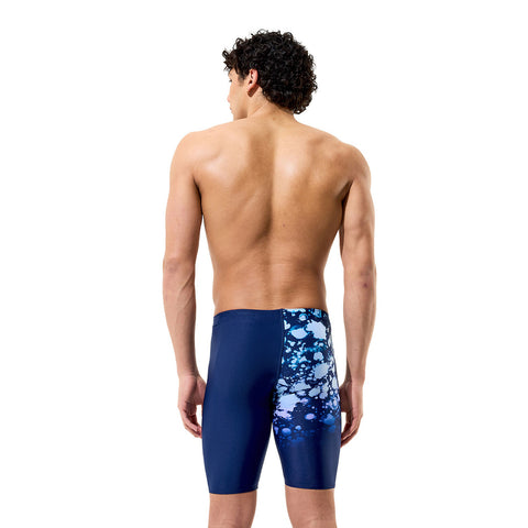 Mens Placement Printed Jammer Moonglow Smoke