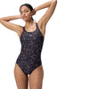 Womens Hyperboom Allover Medalist One Piece Bright Peach