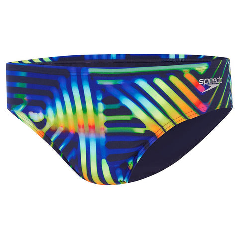 Mens 8cm Allover Digital Brief Pahala Geo