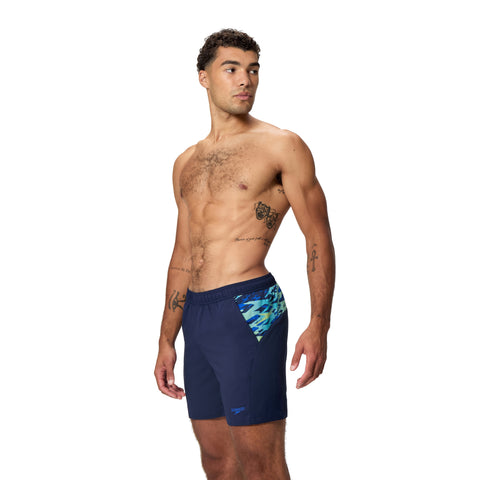 Mens Xpress Lite Panel 16" Watershort Peacoat Deep Sapphire