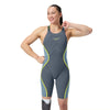 Womens Fastskin LZR Pure Intent 2.0 CB Kneeskin Grey Lead Yellow