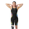 Womens Fastskin LZR Pure Intent 2.0 CB Kneeskin Black Molten Blur