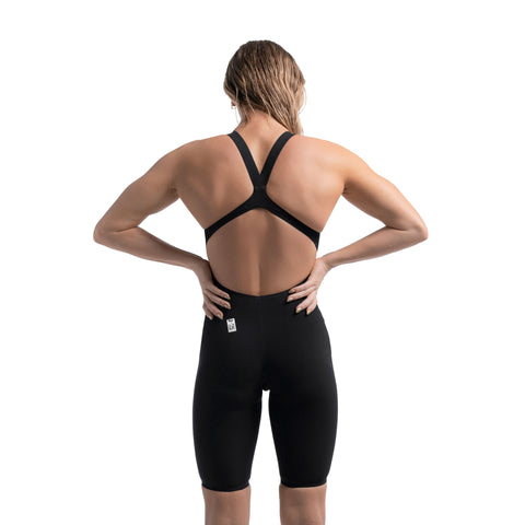 Womens Fastskin LZR Pure Valor 2.0 OB Kneeskin Black