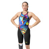 Womens Fastskin LZR Pure Valor 2.0 OB Kneeskin Black Molten Blur
