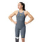 Womens Fastskin LZR Pure Valor 2.0 CB Kneeskin Grey Lead Acadia Blue