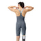 Womens Fastskin LZR Pure Valor 2.0 CB Kneeskin Grey Lead Acadia Blue