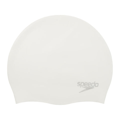Plain Moulded Silicon Cap White Silver