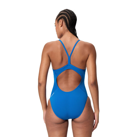 Womens Classic Logo Thinstrap One Piece Turkish Sea