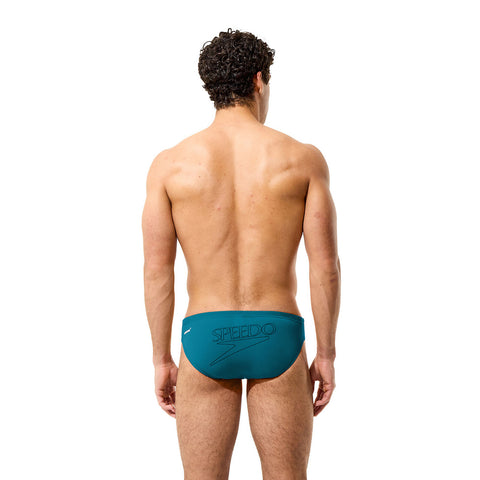 Mens Endurance+ Logo Brief 2.5" Teal Abyss