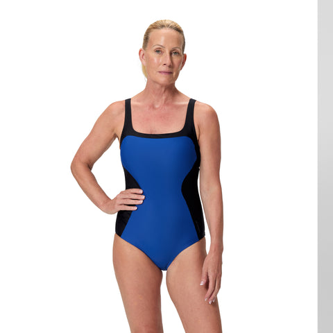 Womens Contour One Piece Zaffre Blue Anthracite