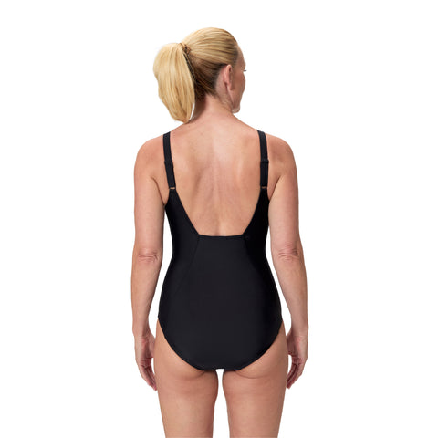 Womens Contour One Piece Zaffre Blue Anthracite
