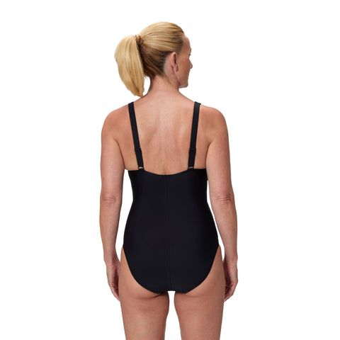 Womens Quantum One Piece Anthracite White