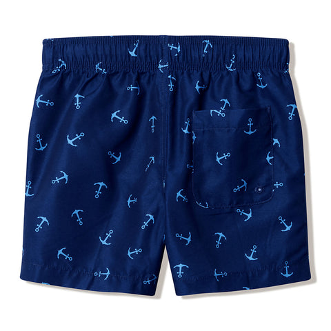 Boys Print Volley 13" Peacoat
