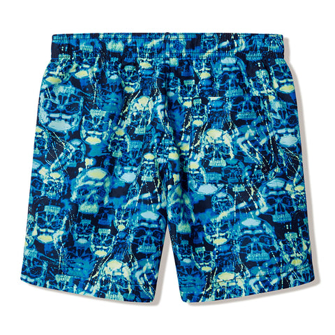 Boys Print Volley 15" Nightwatch Citrus Green