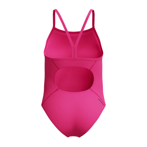 Girls Classic Logo One Piece Pink