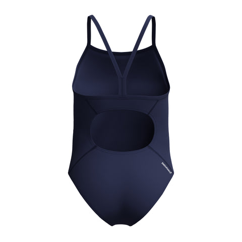 Girls Classic Logo One Piece Navy