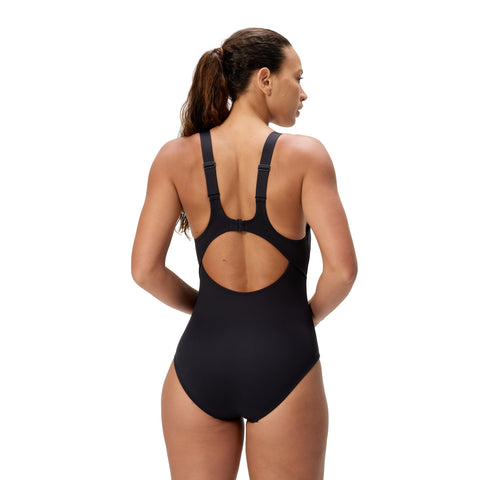 Womens Sculpture Butterfly back One Piece Anthracite