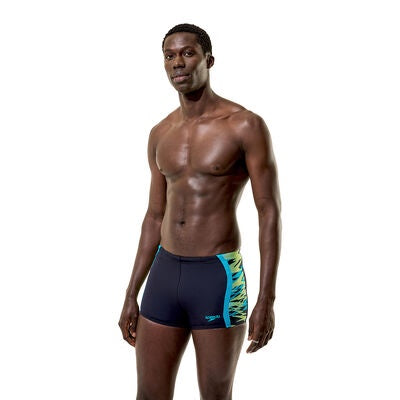 Mens Hyperboom Aquashort Anthracite Hyperteal