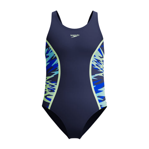 Girls Hyperboom Splice Muscleback One Piece Navy Deep Sapphire