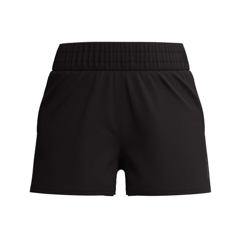 Womens Solid Swim Short 13.5" Black