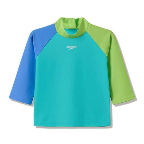 Toddler Unisex Long Sleeve Rash Guard Aqua Breeze